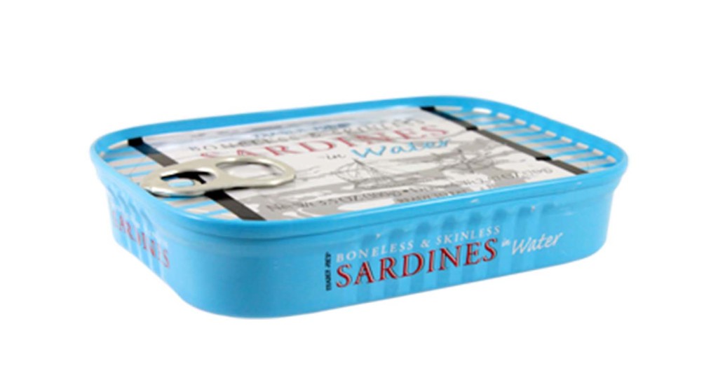 13 Paleo Foods to Snag at Trader Joes_Canned sardines in water