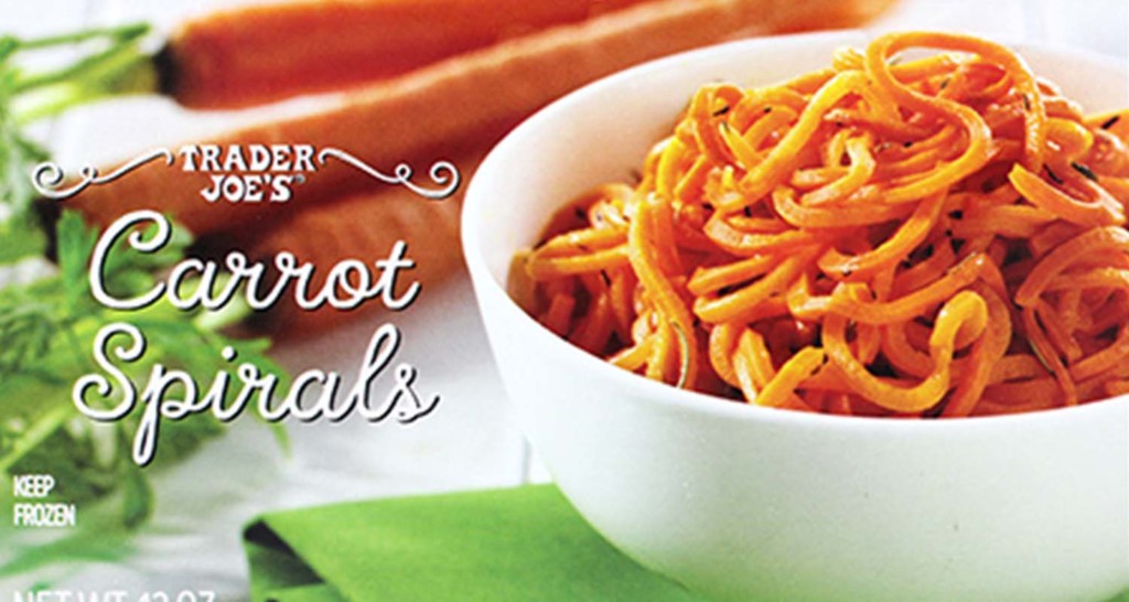 13 Paleo Foods to Snag at Trader Joes_Frozen Carrot Spirals