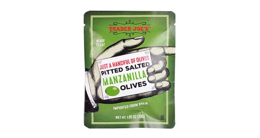13 Paleo Foods to Snag at Trader Joes_Just a Handful of Pitted, Salted Manzanilla Olives