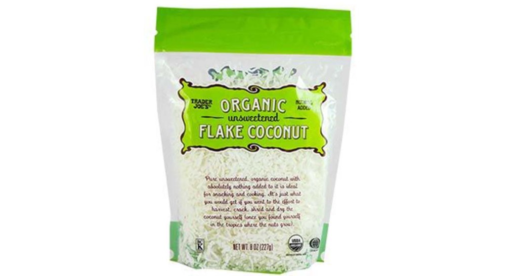 13 Paleo Foods to Snag at Trader Joes_Organic Unsweetened Coconut Flakes