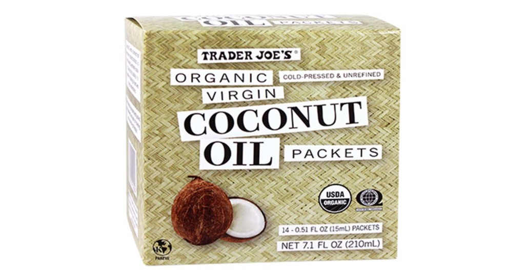 13 Paleo Foods to Snag at Trader Joes_Organic virgin coconut oil packs